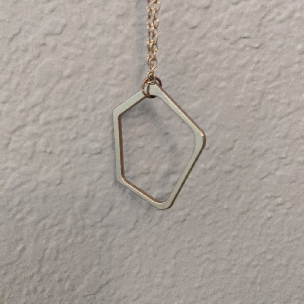 Geometric Gold Necklace